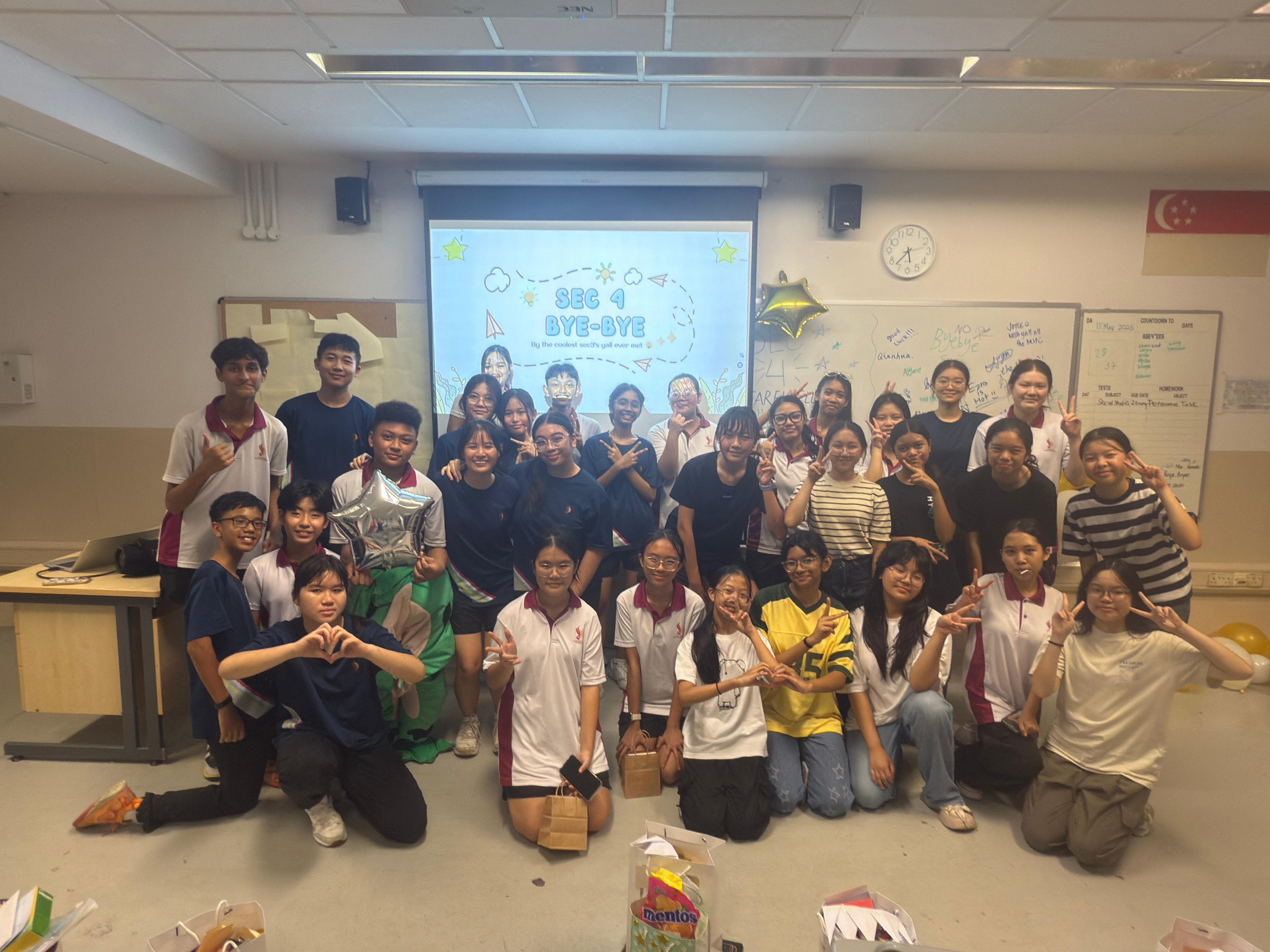 Sec 4 farewell party